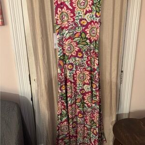 Sleeveless cotton maxi dress 👗